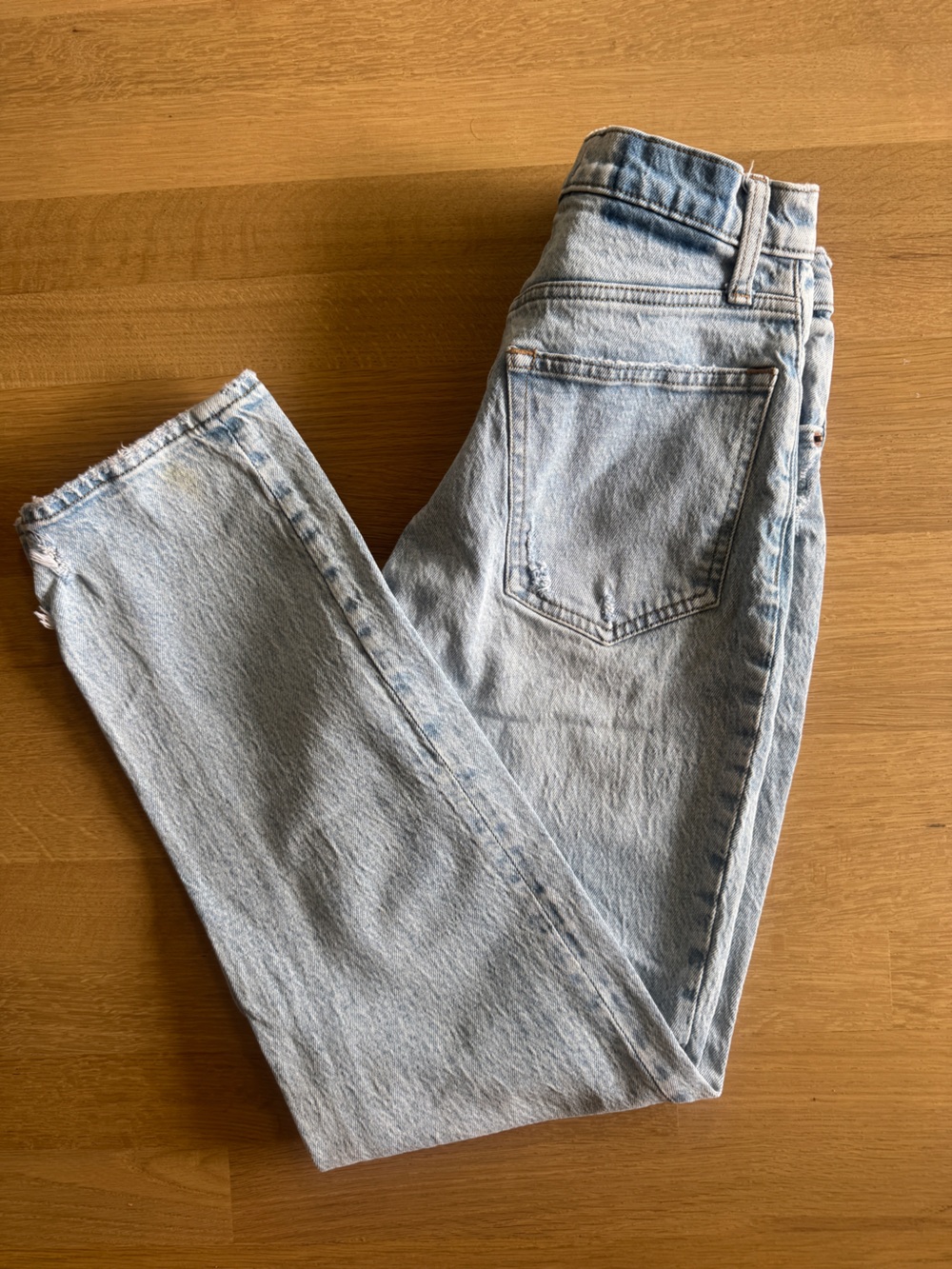Abercrombie & Fitch Light Wash Straight Leg Jeans
